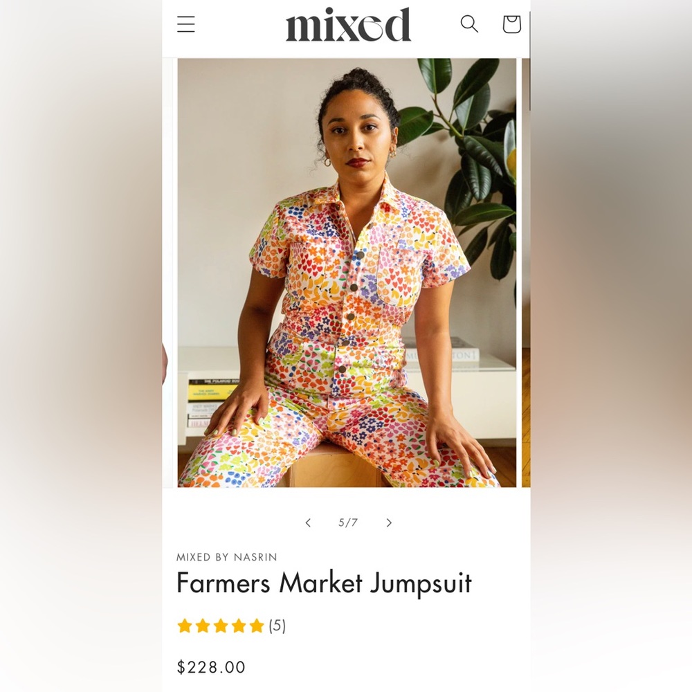 MIXED BY NASRIN Farmers Market Jumpsuit